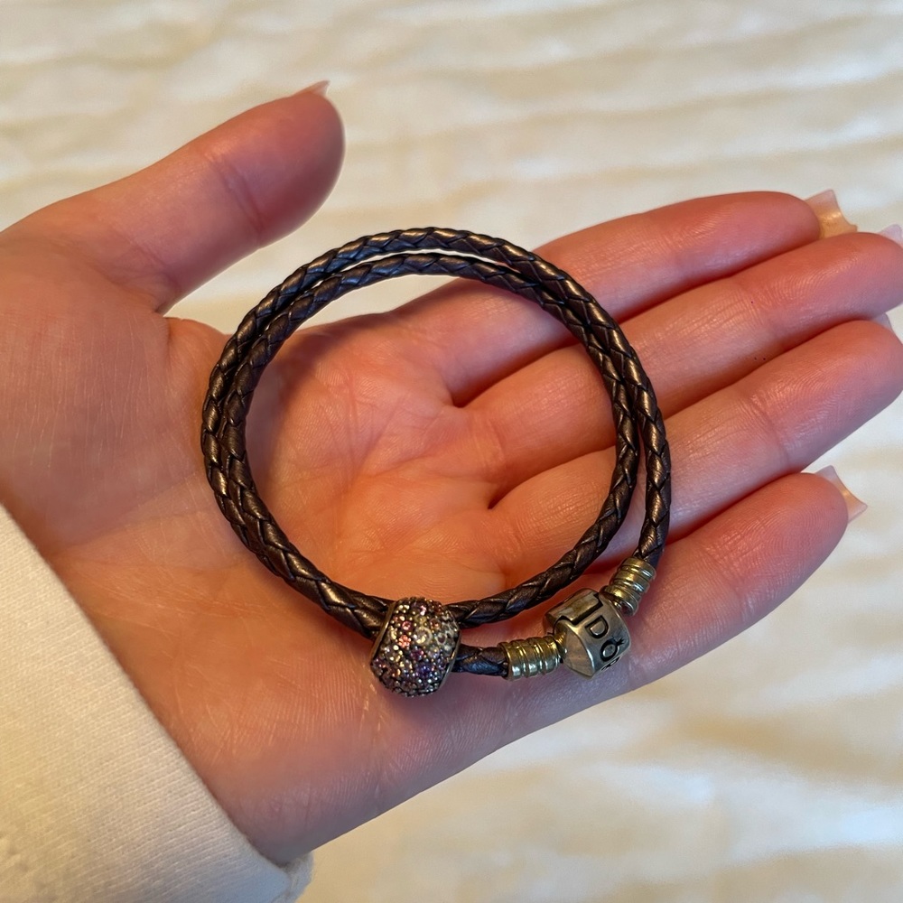 purple pandora bracelet
